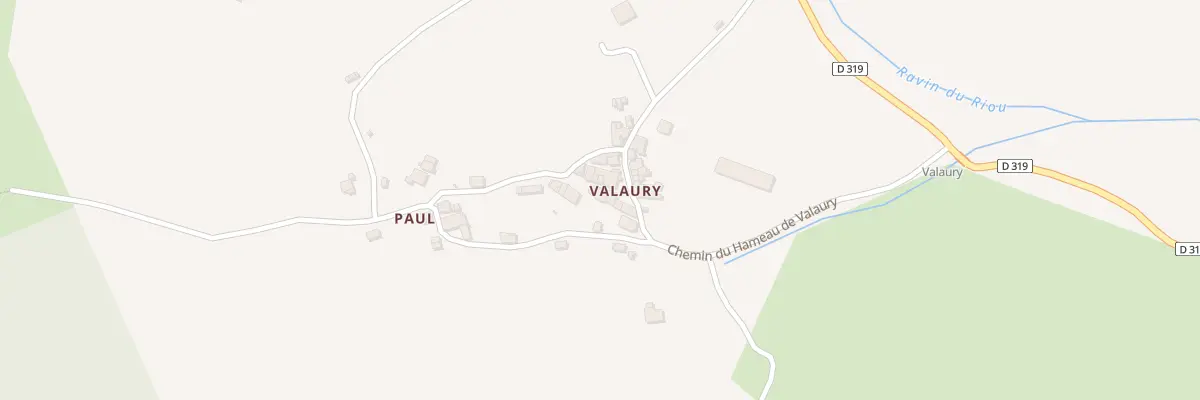 Plan du 333 Che Hameau de Valaury à Clumanc