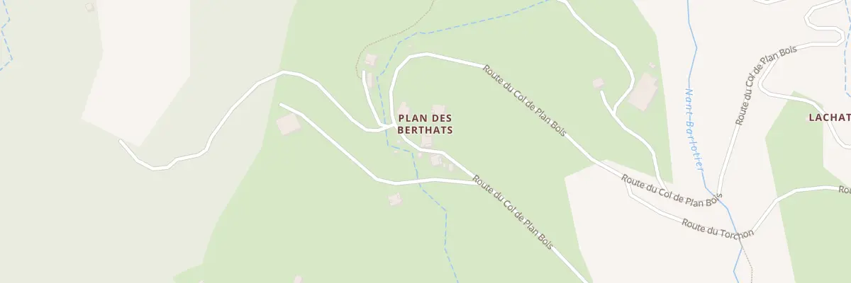 Plan du 1443 Rte du col de Plan Bois à Manigod