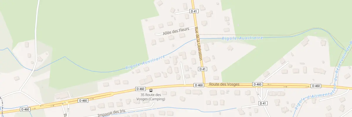 Plan du 6 Imp des Abeilles à Sanchey