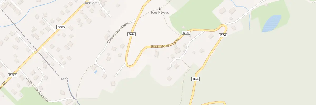 Plan du 778 Rte de Monthion à Grignon
