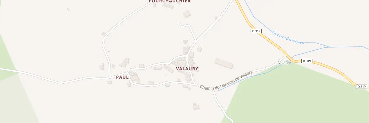 Plan du 359 Che Hameau de Valaury à Clumanc