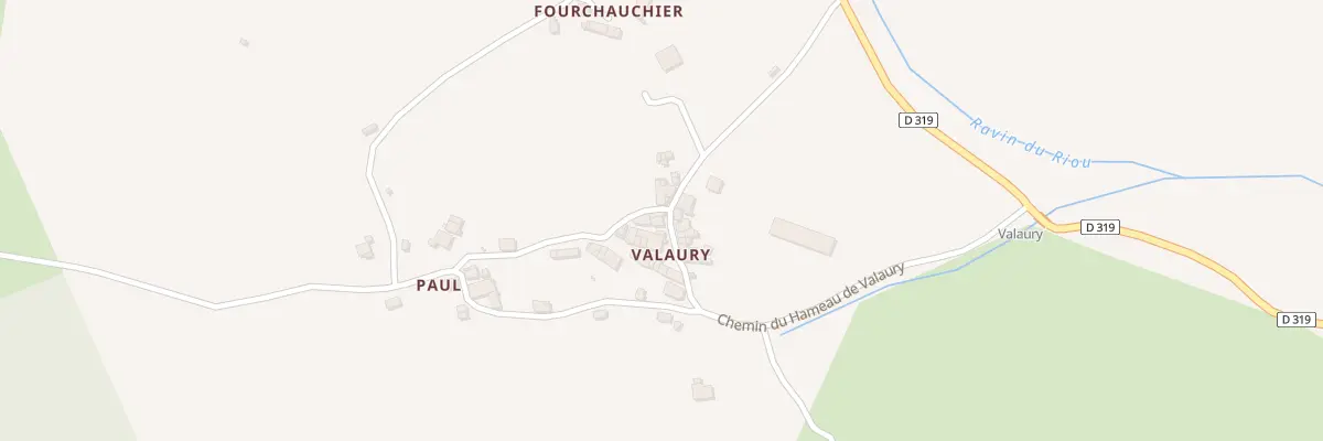 Plan du 365 Che Hameau de Valaury à Clumanc
