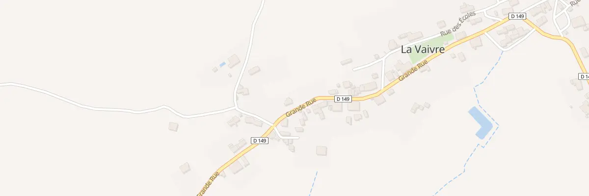 Plan du 9B Grande Rue à La Vaivre