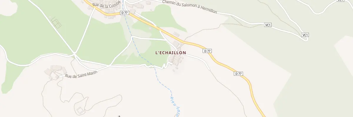 Plan du 104 Che d’Hermillon à La Tour-en-Maurienne