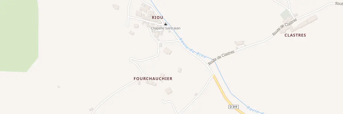 Plan du 63 Imp du Hameau de Fourchauchier à Clumanc