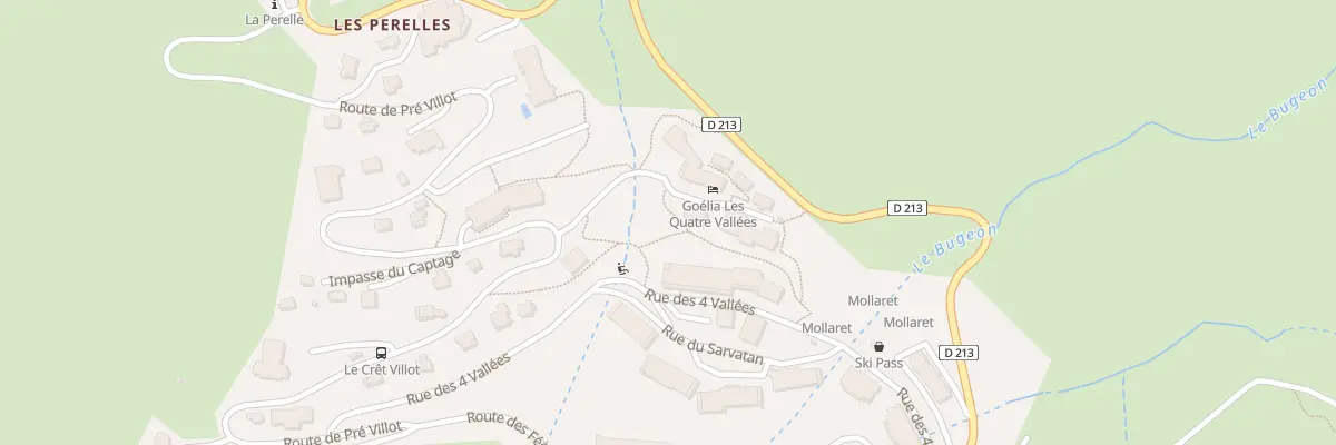 Plan du 5258 Res Les Quatre Vallees à Saint François Longchamp