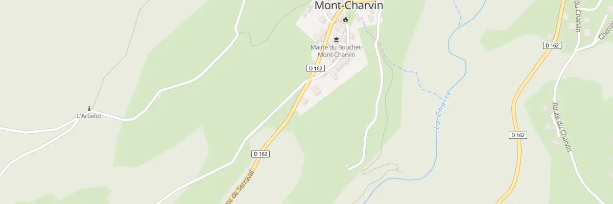 Plan du 5034 Le Bouchet au Bouchet-Mont-Charvin