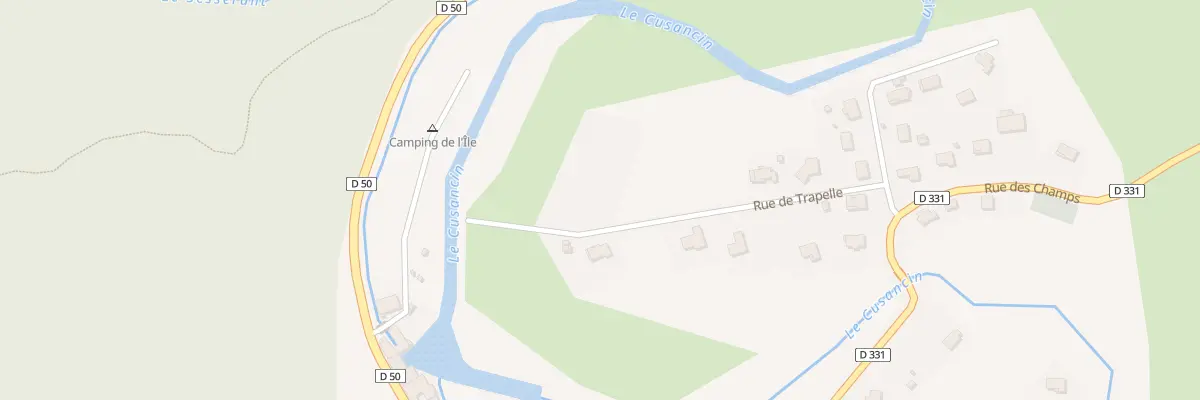 Plan du 9000 Rue de Trapelle à Pont-les-Moulins