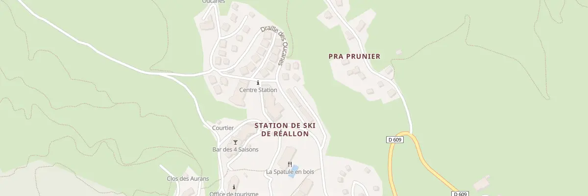 Plan du 2 Dra des Oucanes à Réallon