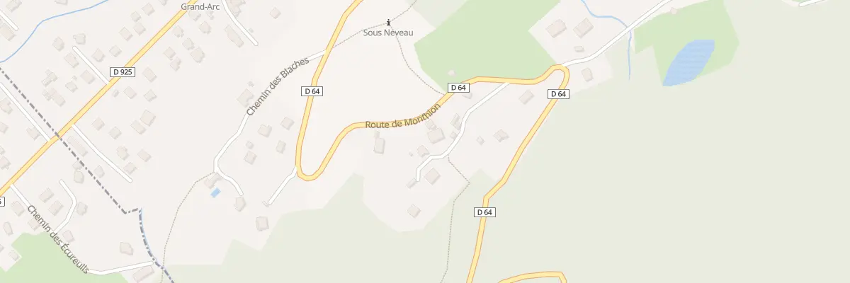 Plan du 822 Rte de Monthion à Grignon
