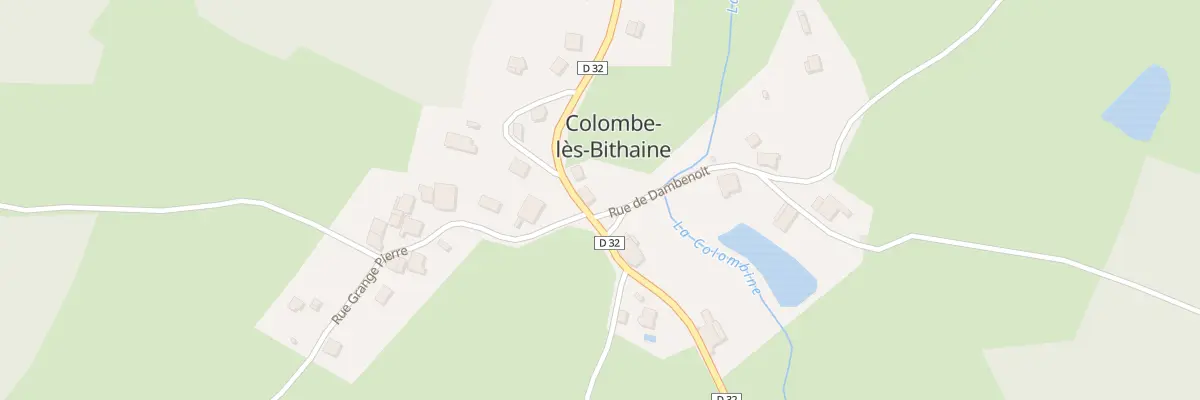 Plan du 6 Rue de Luxeuil à Dambenoît-lès-Colombe