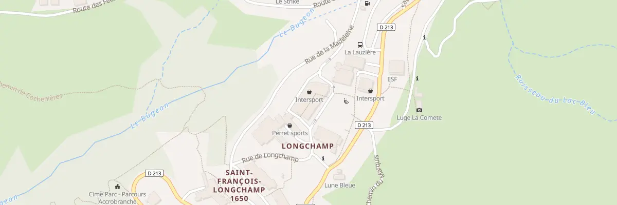 Plan du 203 Rue de Longchamp à Saint François Longchamp