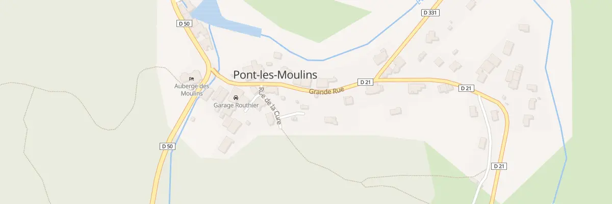 Plan du 3 Rue de la Cure à Pont-les-Moulins