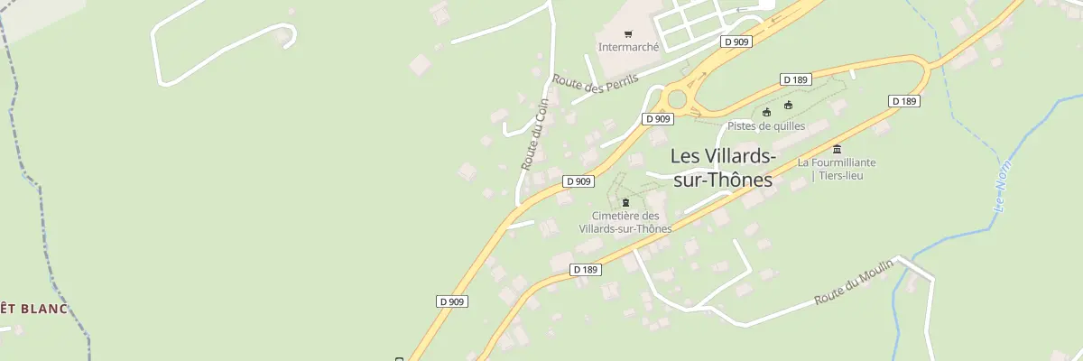 Plan du 4287 Rte des Aravis aux Villards-sur-Thônes