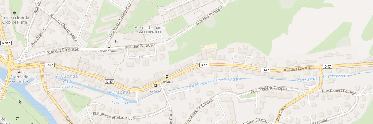 Plan du 43 Rue des Lavaux à Pontarlier