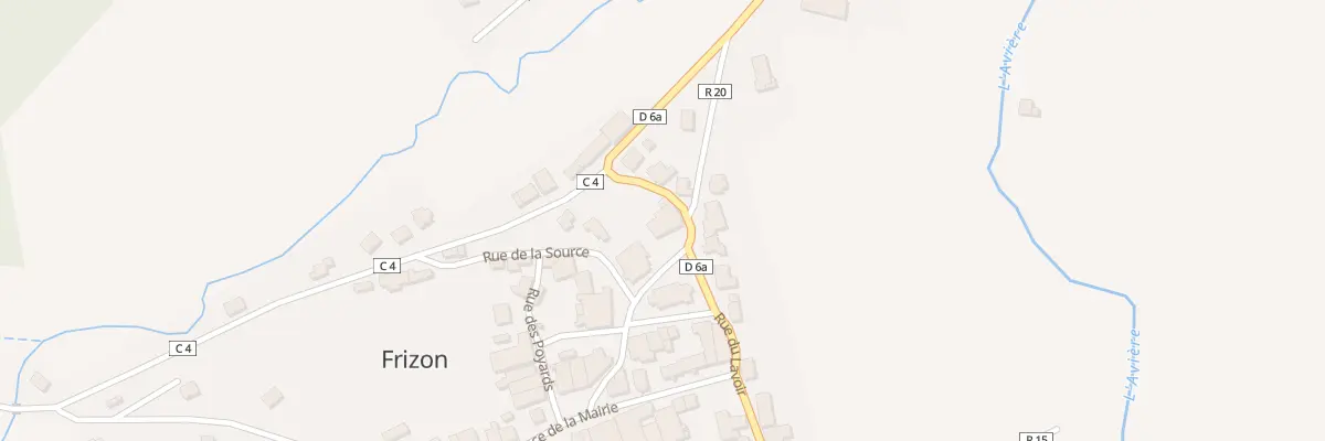 Plan du 2 Pl de l’Eglise à Frizon