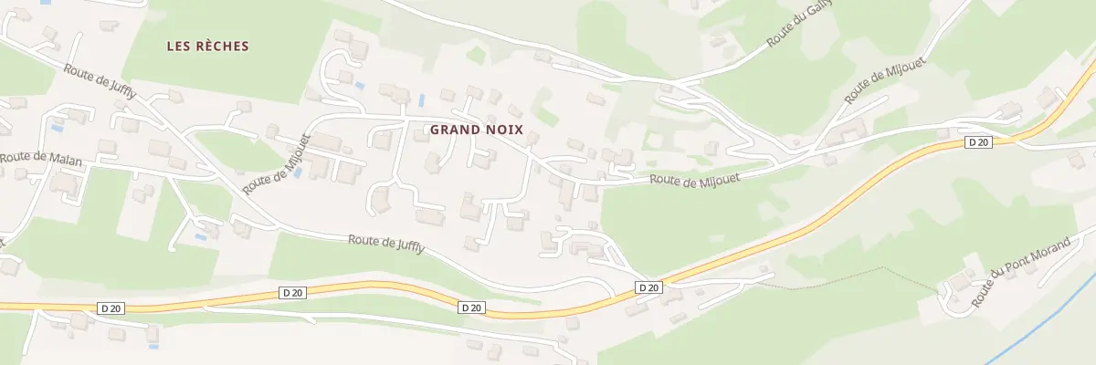 Plan du 330 Rte de Mijouet à Fillinges