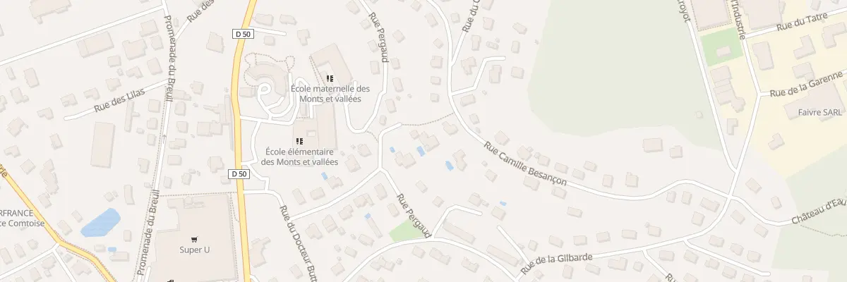 Plan du 11B Rue des Vergers à Baume-les-Dames