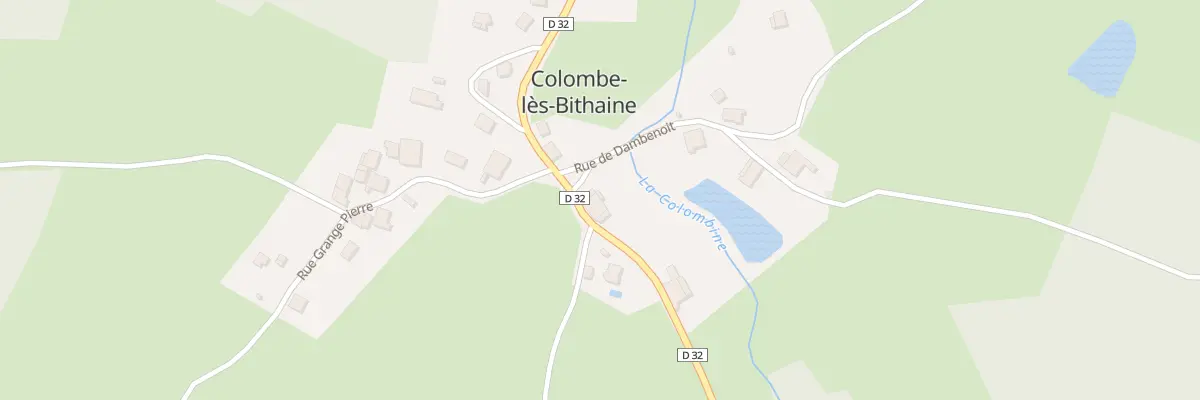 Plan du 4 Rue de Luxeuil à Dambenoît-lès-Colombe