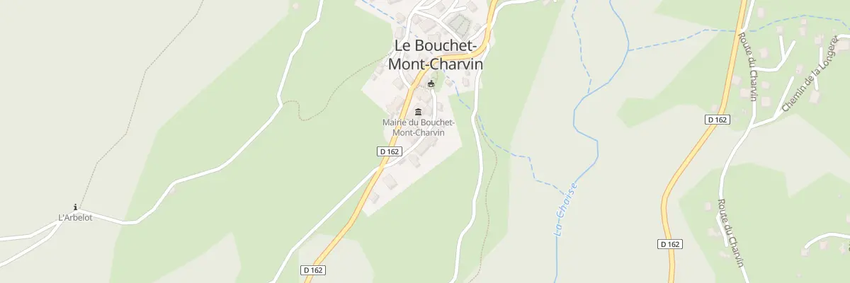 Plan du 5036 Le Bouchet au Bouchet-Mont-Charvin