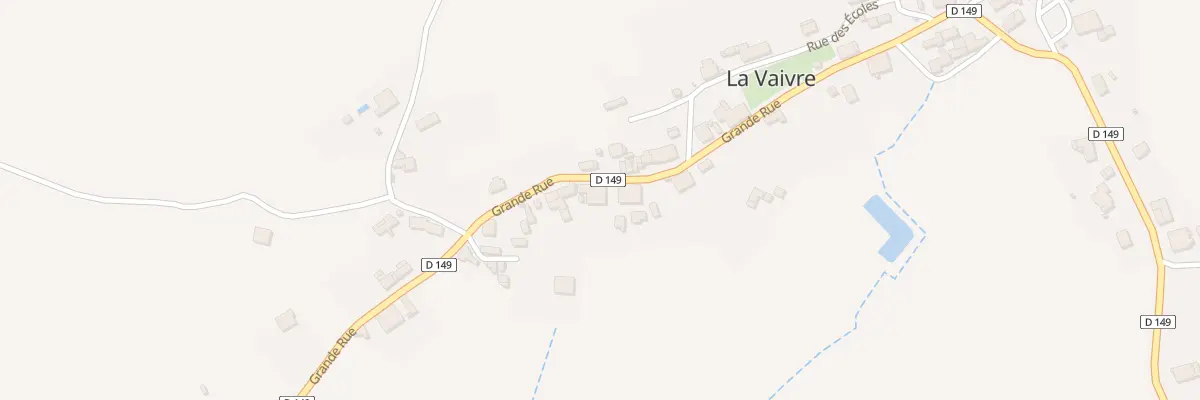 Plan du 10 Grande Rue à La Vaivre