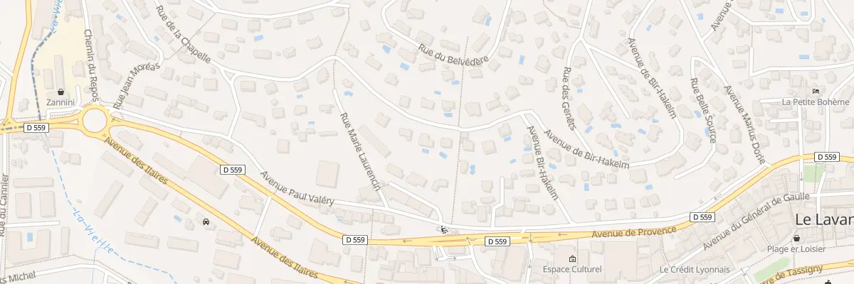 Plan du 24 Rue du Bois Notre-dame au Lavandou