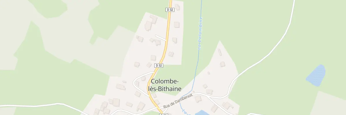 Plan du 8 Rue de Luxeuil à Dambenoît-lès-Colombe