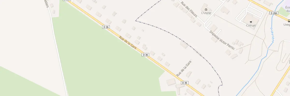 Plan du 995 Rue de la Gare à Darnieulles
