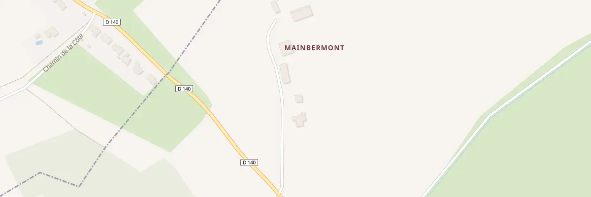 Plan du 5076 Mainbermont à Méhoncourt