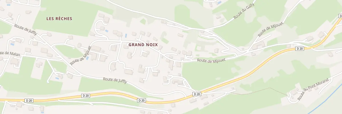 Plan du 325 Rte de Mijouet à Fillinges