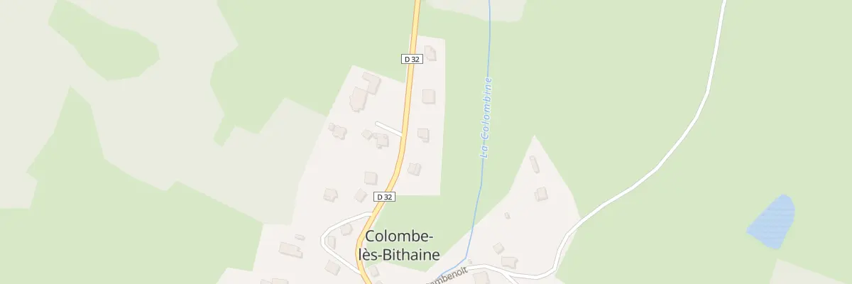 Plan du 10 Rue de Luxeuil à Dambenoît-lès-Colombe