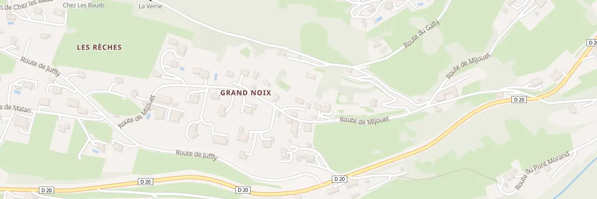 Plan du 323 Rte de Mijouet à Fillinges