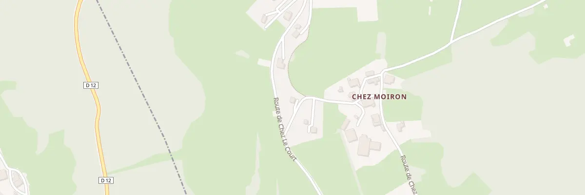 Plan du 47 Rte de Chez Moiron à Faucigny