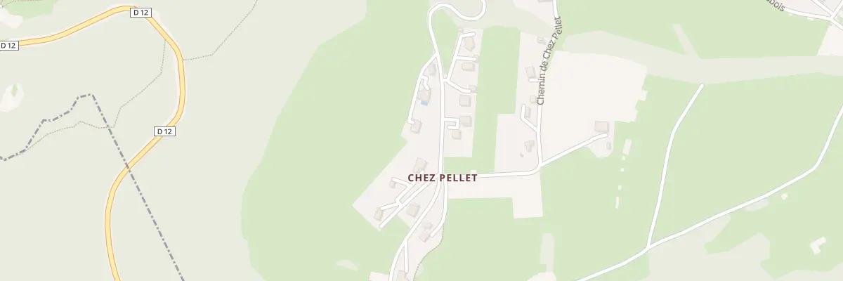 Plan du 824 Rte de Chez le Court à Faucigny