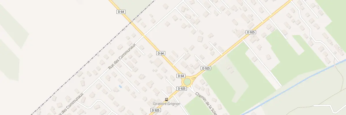 Plan du 68 Rte de Gilly à Grignon