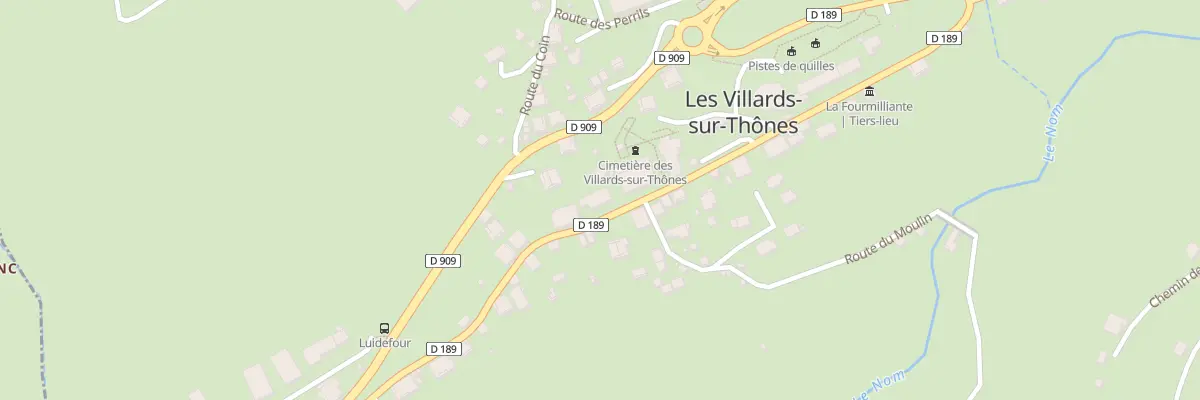 Plan du 590 Rte du Village aux Villards-sur-Thônes