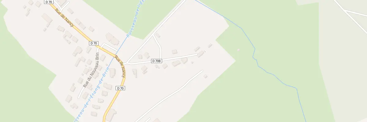 Plan du 6 Rue de la Gare à Brin-sur-Seille