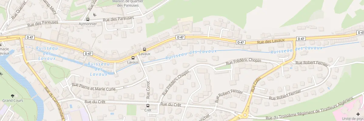 Plan du 48 Rue des Lavaux à Pontarlier