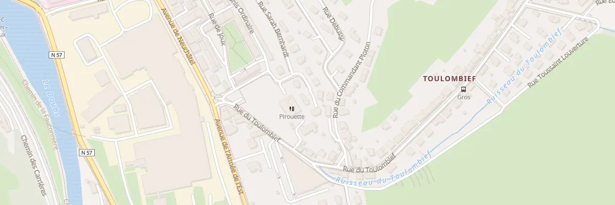 Plan du 4 Rue Soeur Abel à Pontarlier