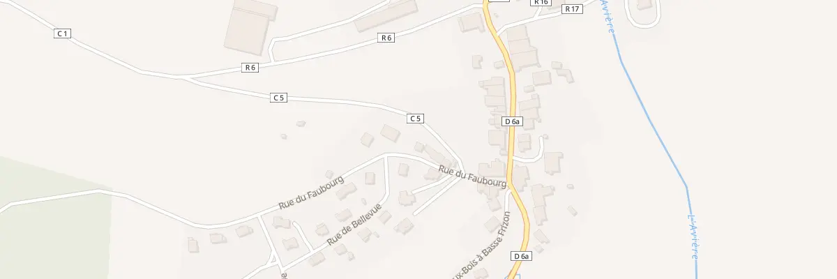 Plan du 116 Rue du Faubourg à Frizon