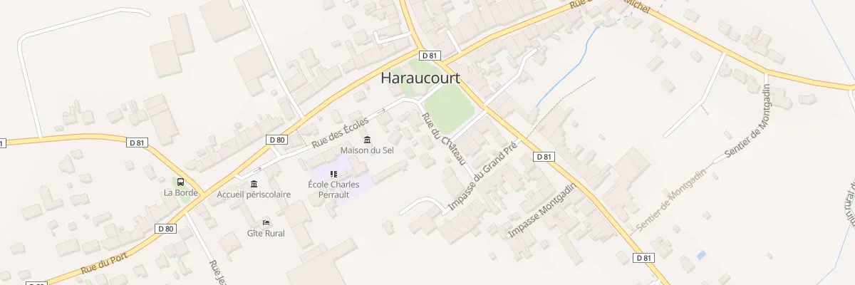Plan du 4A Rue du Château à Haraucourt
