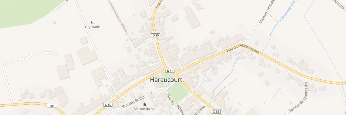 Plan du 4 Rue Hanzelet à Haraucourt
