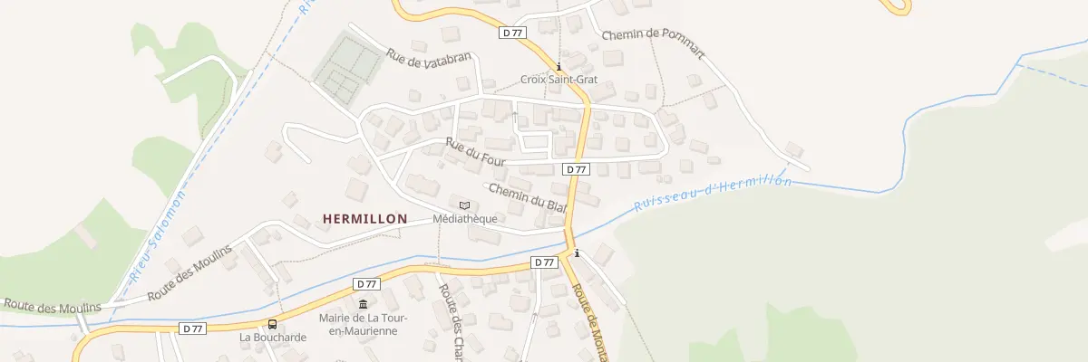 Plan du 25 Rue du Four à La Tour-en-Maurienne