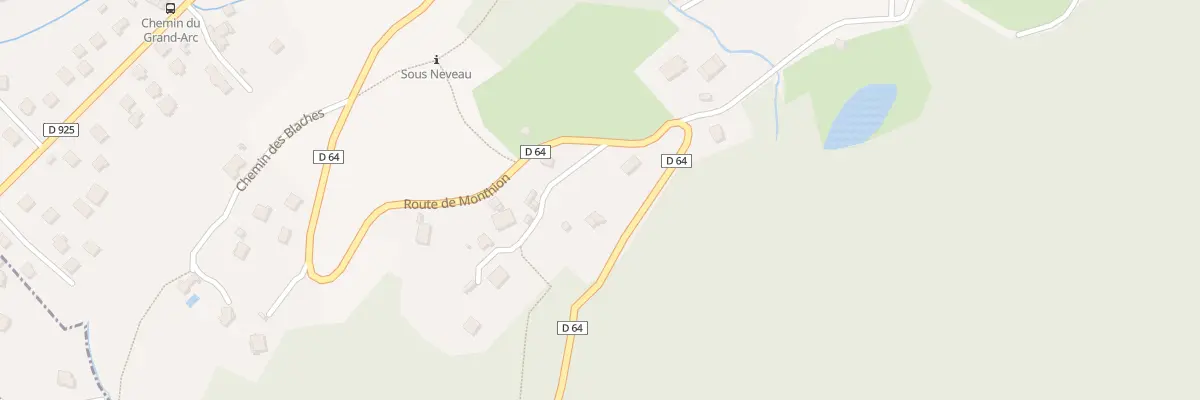 Plan de Nevaux à Grignon