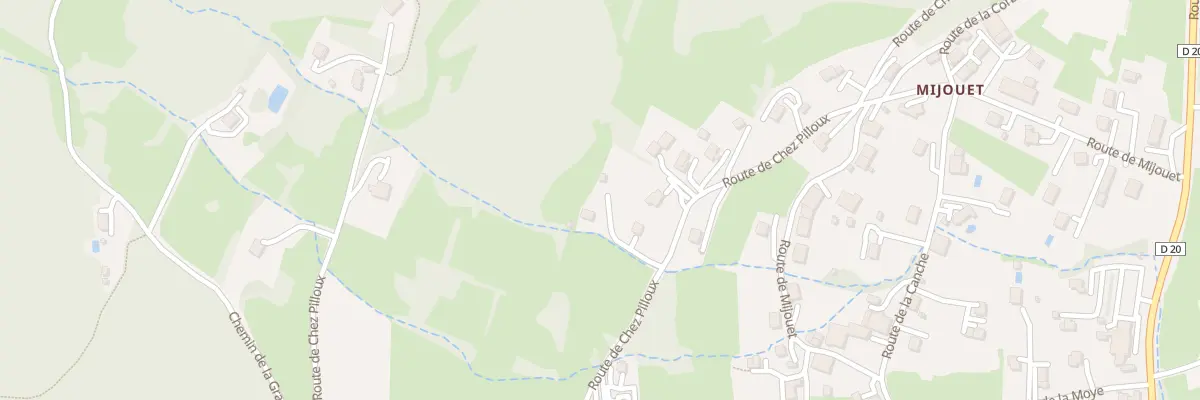Plan du 310 Rte de chez Pilloux à Fillinges