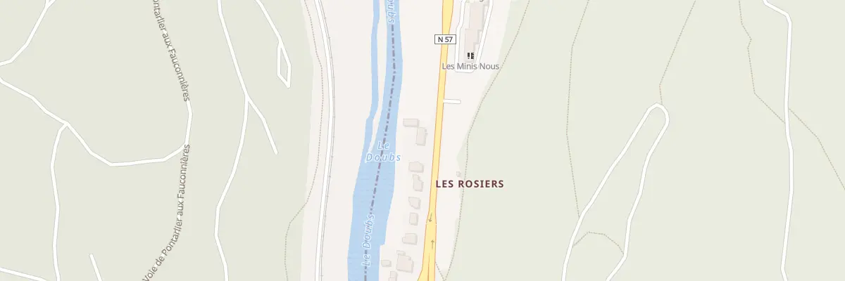 Plan du 13 Les Rosiers à La Cluse-et-Mijoux
