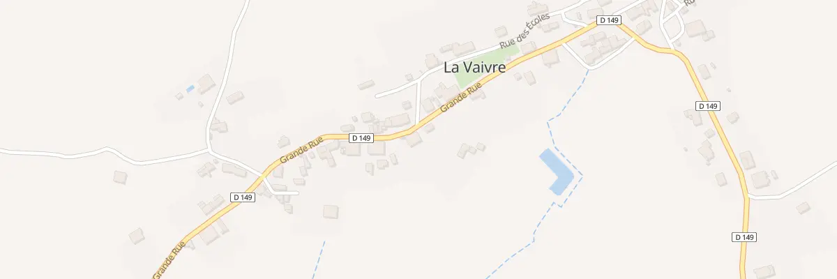 Plan du 14 Grande Rue à La Vaivre