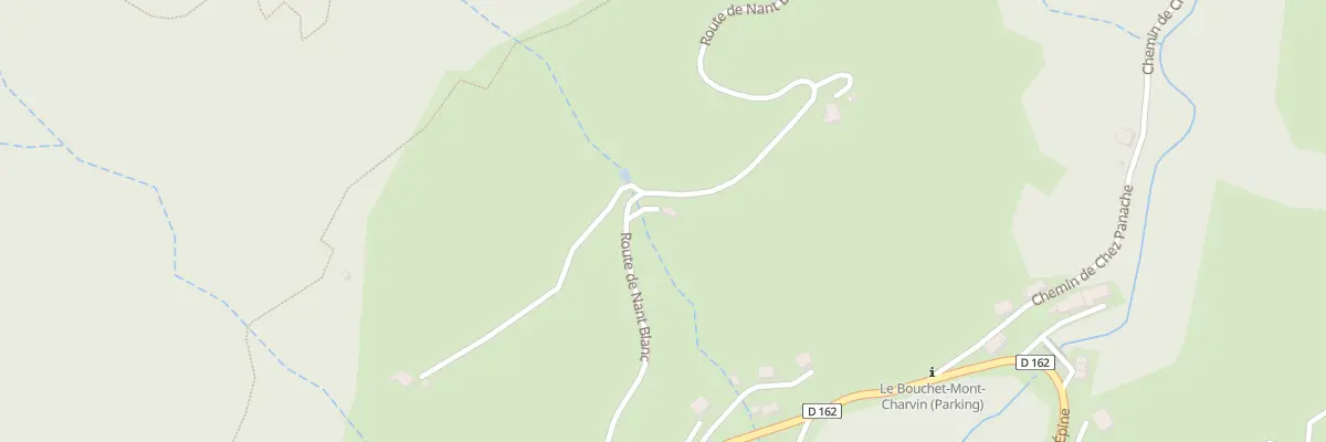 Plan du 386 Rte de Nant Blanc au Bouchet-Mont-Charvin