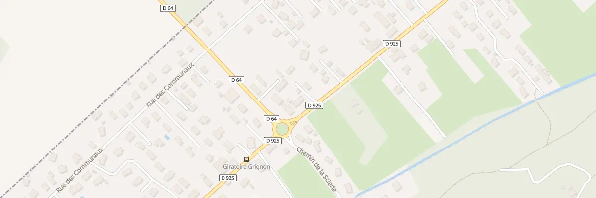 Plan du 2392 Cd 925 à Grignon