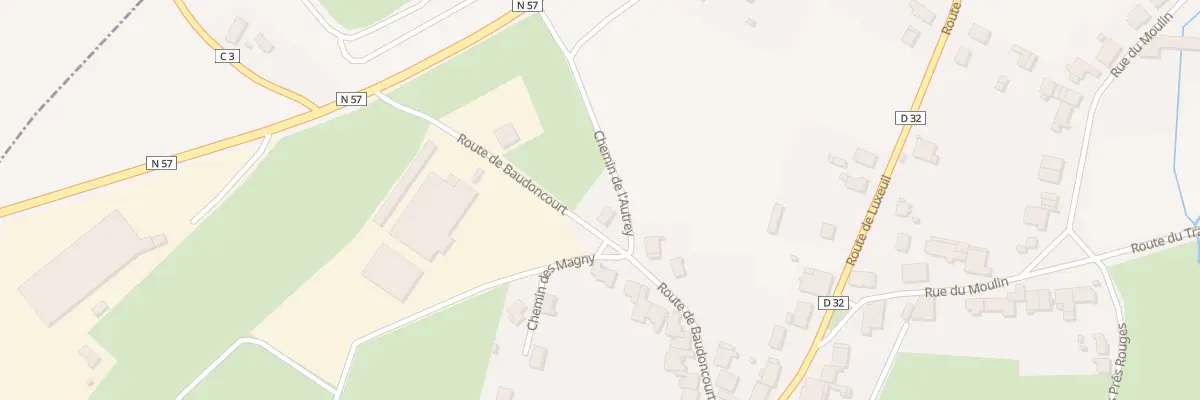 Plan du 9 Rte de Baudoncourt à La Chapelle-lès-Luxeuil